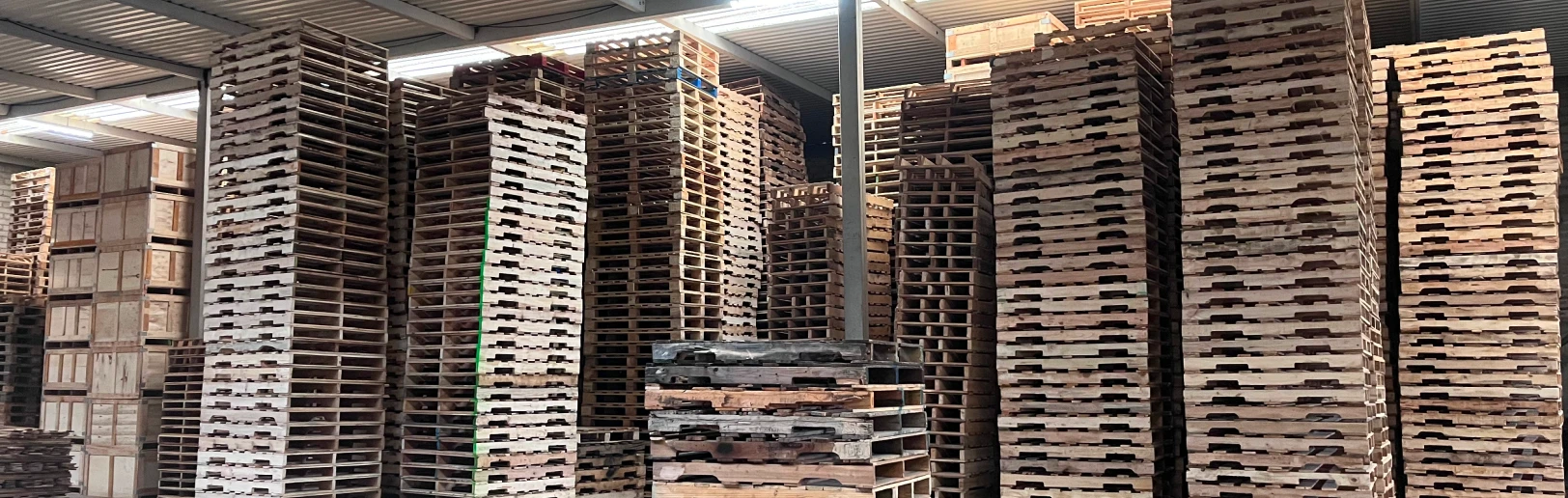 Tarima estándar de barrote con saque