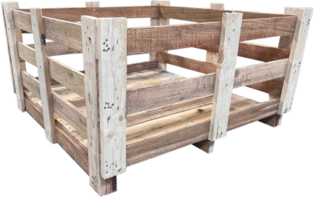 Tarima estándar de barrote con saque